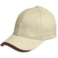 thumbnail image 3 of 6 Panel Visor two-tone Cotton Adjustable Velcro Unisex Light Weight Baseball trucker Cap Hat One Size Fits Most., 3 of 7