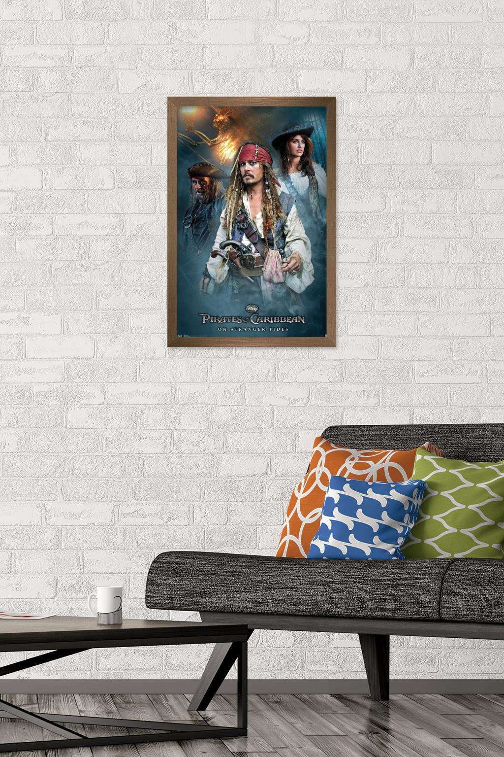 Deals Pirates of the Caribbean: On Stranger Tides Canvas Poster 36x24 Various Sizes