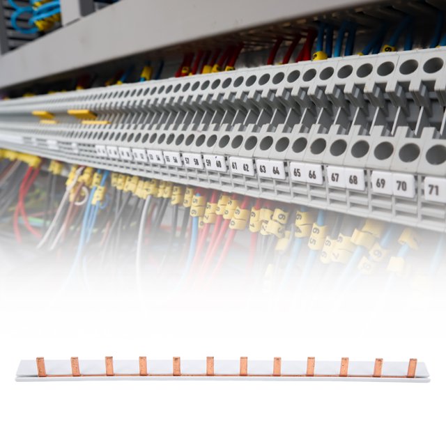 DISYUNTOR AUTRESS BAR BLOQUE DE TERMINALES COBRE PURO PVC Alta Capacidad de Corriente Conexión Tira de Cables 1P Para Escamas Hoteles Hogar Hogar