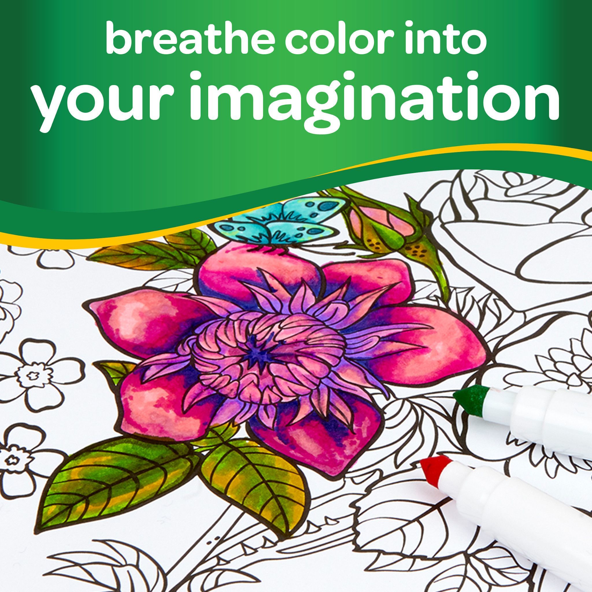 Marcadores lavables Crayola Super Tips, 100 piezas, suministros para diario y colorear, esenciales para el aula, regalos creativos para niños y adolescentes, edades 3+ 2