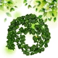 thumbnail image 4 of 12 unids Artificial Colgante de Pared Ivy Vine Follaje Hoja Garland Plantas Decoración Flores Decoración Del Hogar - Hoja Verde, 4 of 5