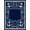 Blue, Pattern 1, variant on ODIKA 2x3 Machine Washable Non-Slip Area Rug, Nautical Anchor Wave Maritime Decorative Underfoot Statement High Traffic Rug, Blue, 526918
