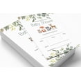 thumbnail image 2 of Inkdotpot 30 Fill In StyleBaby Shower Invitation Cards Jungle Animals Gender Neutral Blank Invites, 2 of 7