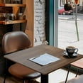 thumbnail image 3 of Kaboon Universal Table Top 36 x 36 inches Sqaure Pack of 2, Round corner, Dark Walnut, 3 of 6