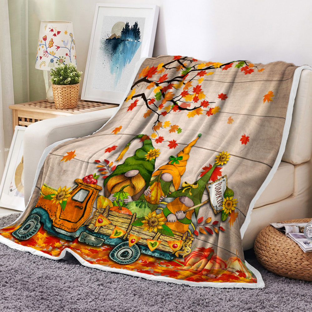 Fall Blanket, Fall Decor for Home Throw Blanket, Super Soft Flannel Fleece Fall Gifts for Women