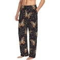 thumbnail image 2 of Yiaed Butterfly1 Print Men's Lounge Pants, Loose PJ Bottoms, Long Pajama Pants for Men-Large, 2 of 5