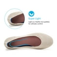 thumbnail image 7 of Flatgios Women's Ballet Flats, Knitted Dress Shoes, Round Toe Walking Flats Women Apricot-9, 7 of 7
