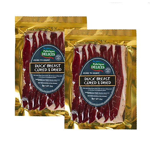 Duck Prosciutto Sliced Dry Cured Duck Breast 2oz (Pack of 2