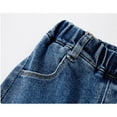 thumbnail image 5 of Gubotare Girls Jeans Toddler Baby Girl Boy Slim Jeans, Elastic Band Inside Ripped Denim Pants,Blue,8-9 Years, 5 of 9