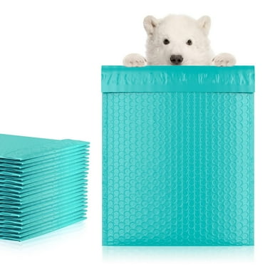 Teal Poly Bubble Mailers Self Seal, 8.5 x 11 Inch. 200 Pack Bubble Packaging Envelopes for Shipping. Durable Sealed Mailing Envelopes Bubble Padded. Waterproof Bubble Bags for Shipping