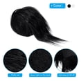 thumbnail image 4 of Uxcell Plush Faux Fur Fabric Precut Strips, 59" x 2" Fluffy Faux Fur Ribbon, Black,White 2Pack, 4 of 6