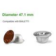 thumbnail image 4 of Entonnoir, Hines Bialetti avec Cuillère Brosse Rechargeable Café avec Cuillère Acier Café Rechargeable Acier Inoxydable Café Réutilisable Café Huiop Ziem Buzhi Café Réutilisable Mewmewcat, 4 of 6
