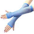 thumbnail image 2 of Cheers US 80s Fishnet Gloves for Women and Girls in Theme Party Costume Accessories, 2 of 7