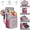 thumbnail image 5 of Mandala Pattern Ethnic Backpack Cooler, Boho Vintage Floral Design Lunch Backpack, Leakproof Insulated Bag for Camping Hiking Picnic, 5 of 6