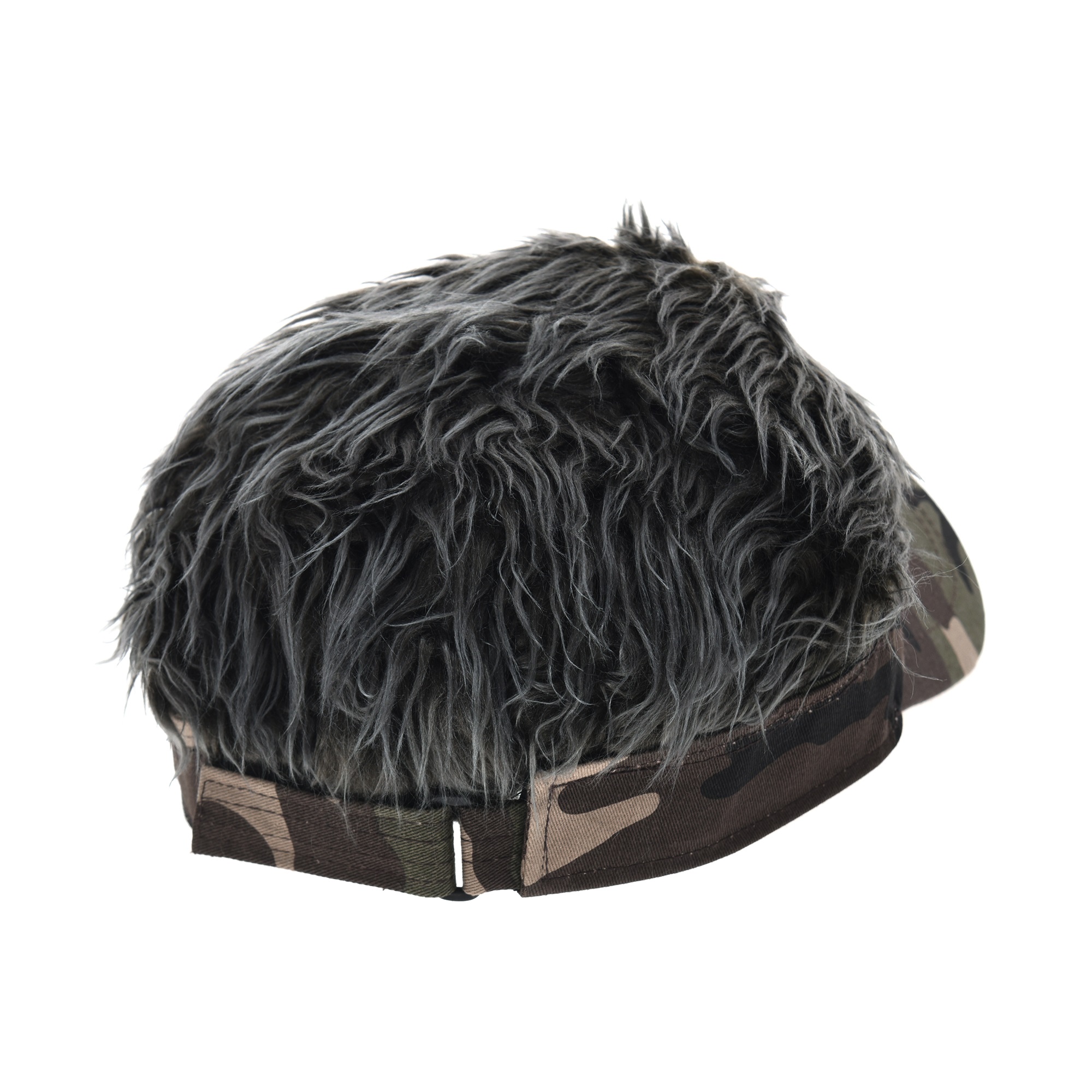 Withmoons Flair Hair Sun Visor Cap Fake Hair Wig Novelty Kr1588