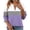 Purple, variant on Womens Sweatshirts Half Zip Fleece Pullover Tops Color Block Quarter Zipper Hoodies Fall Winter Clothes