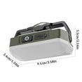 thumbnail image 3 of HaoXun Lampe de Camping Portable avec Base Magnétique - Projecteur Rechargeable pour Urgence Extérieure, Lampe de Travail Étanche IP65 avec Luminosité Réglable et Charge Rapide USB-C, 3 of 9