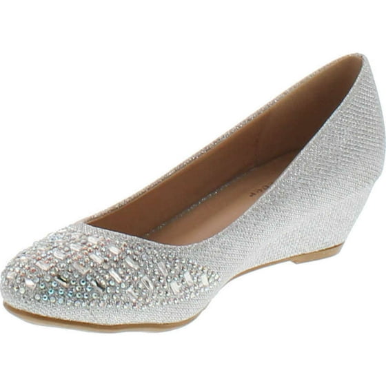 wide fit low heel wedges
