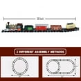 thumbnail image 3 of YouLoveIt Christmas Electric Train Set Railway Track Electric Toy Electric Train Toy Gift Toys Christmas Train Tracks Set, 3 of 8