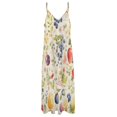 thumbnail image 4 of Various Fruits Sleeveless Dress Woman Fashion Long Dresses Women's Summer Suit Dress Summer 2025 Women, 4 of 7