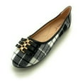 thumbnail image 4 of Three Solid Bow Plaid Ballerina Flats, 4 of 4