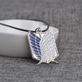 thumbnail image 3 of Anime Character Necklace Attack on Titan Survey Corps Logo Pendant Necklace, 3 of 7