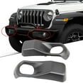thumbnail image 5 of Bumper Replacement Fog Lights Cover Set for JEEP for Wrangler JL Model, 5 of 5