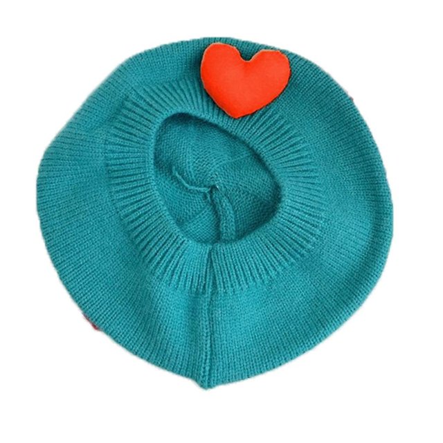 Sombrero de boinas a la moda gorro cálido para niñas Afortunado Sencillez