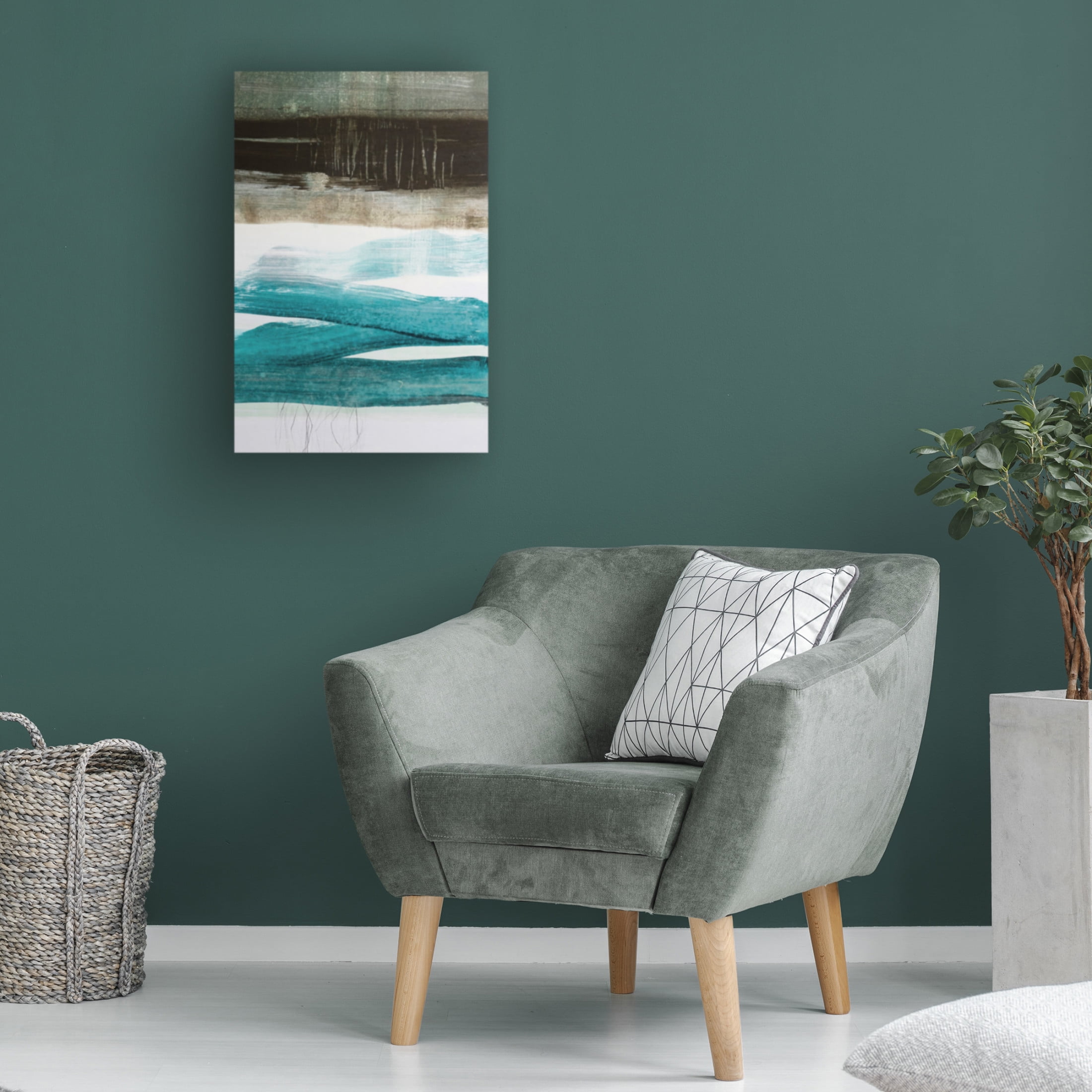 Canvas Wall Art - Simone Christen 'Sea Breeze III' Wall Art for Living Room, Bedroom, or Office Décor by Trademark Fine Art - 12 x 19 Inches