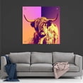 thumbnail image 7 of Epic Art 'Highland Cow Crush,' Acrylic Glass Wall Art, 36"x36", 7 of 7