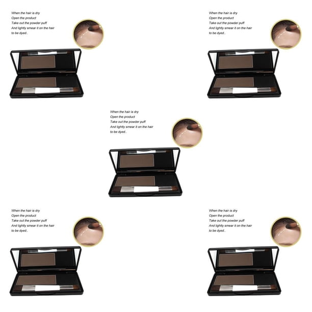 Polvo para rellenar el cabello Vogacara Corrector para cabello fino Castaño medio Type2 NO2