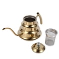 thumbnail image 2 of Gooseneck Tea Pot, Tea Kettle Stainless Steel Bamboo Joint Design Tea Pot, For Using On Gas, Electric And Induction Stove, 2 of 8