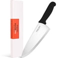 thumbnail image 1 of BOLEXINO 8 inch Japanese High Carbon Stainless Steel Chef Knife, Professional Extra Sharp Wide Cook Knife with Non-Slip Ergonomic Handle, for Kitchen Home Restaurant, 1 of 7