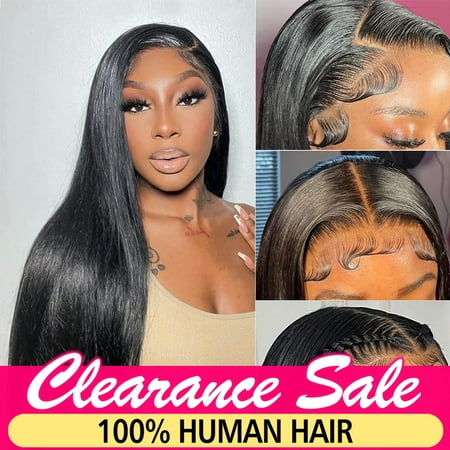 30 Inch Straight Lace Front Wigs Human Hair 13x4 Lace Frontal Wig Lace Front Wigs For Black Women Human Hair Pre Plucked 250% Density
