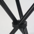 thumbnail image 5 of Taburete plegable portátil para acampar, pesca, senderismo, viajes, silla ligera para exteriores, carga de 100KG, color negro, 5 of 5