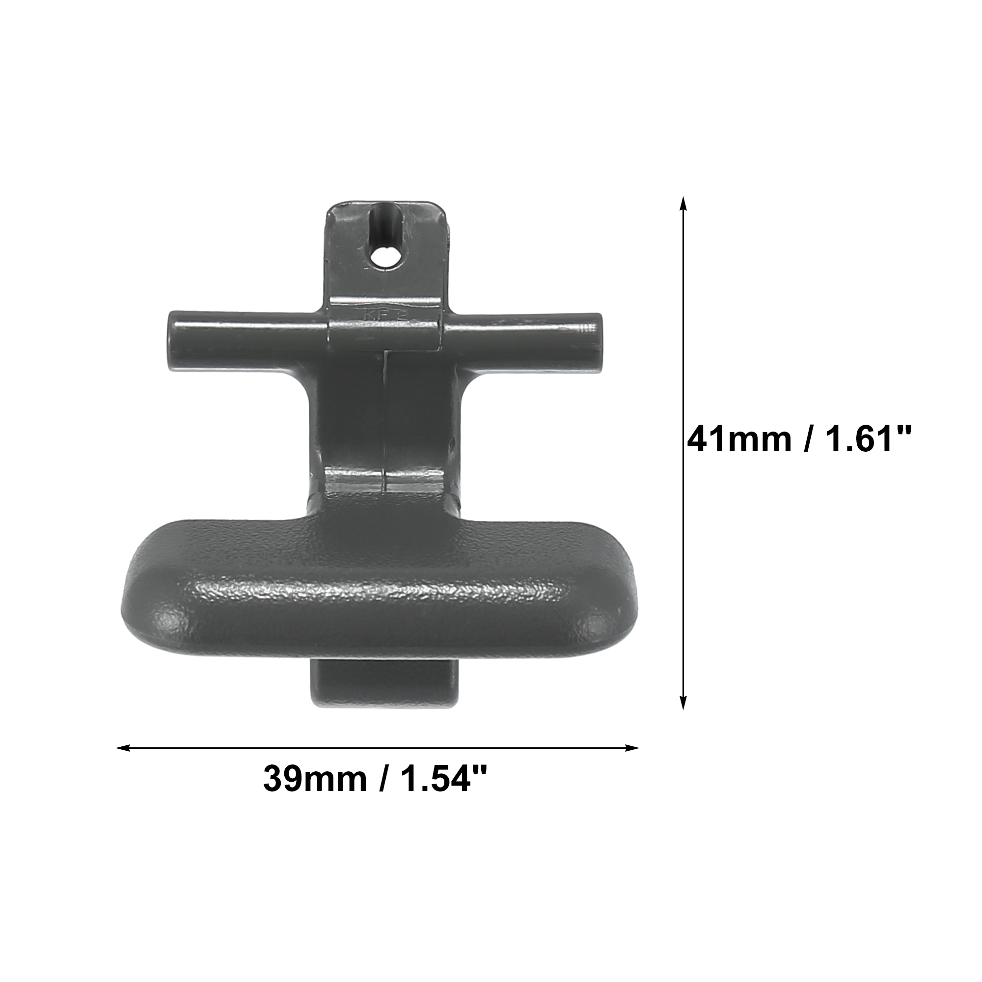 Unique Bargains Car Upper Center Console Armrest Latch Clip for Hyundai Sonata 09-10 Grey