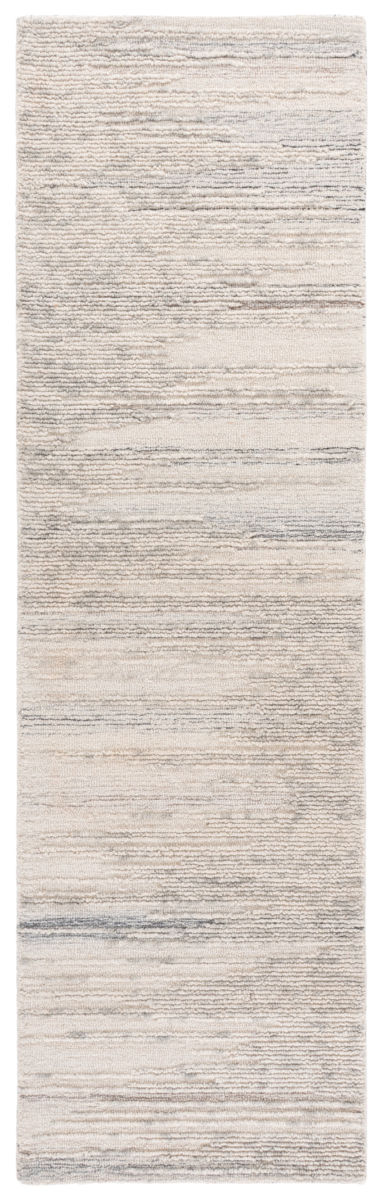 SAFAVIEH Abstract Amery Striped Runner Rug, Gray/Ivory, 2'3" x 8'