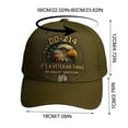 thumbnail image 6 of WKSCLPAI Veterans' Pride Hat, DD-214 Military Adjustable Baseball Cap, Eagle Printed Commemorative Veterans Day Baseball Cap(Olive Green), 6 of 6