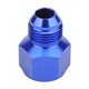thumbnail image 2 of Adaptador reductor recto universal de 6 ángulos AN10 a 6 ángulos AN8 de aluminio azul para automoción, 2 of 11