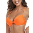 thumbnail image 4 of RELLECIGA Women's Push Up Bikini Top Twist Front Underwire Bathing Suit, 4 of 6
