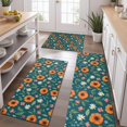 thumbnail image 2 of Pioneer Flower Floral Print Pattern Kitchen Rugs Sets Of 3,Kitchen Runner Rugs Non Skid Washable,Decorative Kitchen Floor Mats for Kitchen,Sink,Laundry,17X30 Inch + 17X47 Inch + 17X59 Inch, 2 of 6