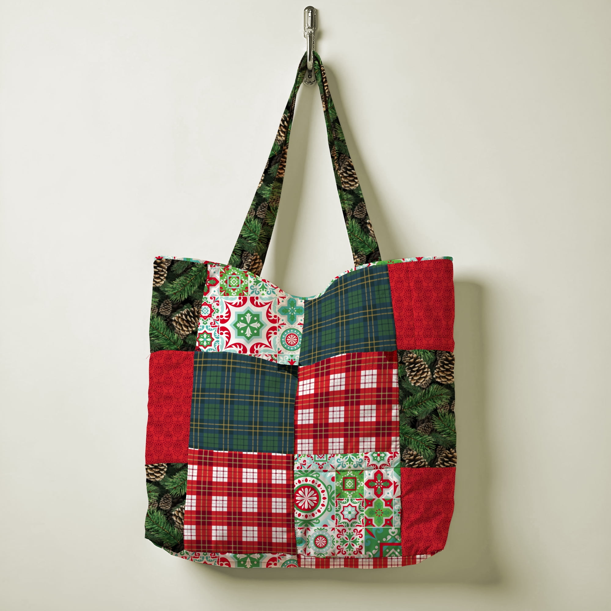 (3 pack) David Textiles 18" x 21" 100% Cotton Holiday, Multi-color, for Quilting & Sewing, 5 Pieces