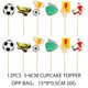 thumbnail image 2 of Decoraciones para fiestas de fútbol de la Copa del Mundo Globos Banner Adornos para tartas Accesorios, 2 of 4