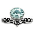 thumbnail image 3 of Natural Sky Blue Topaz 925 Sterling Silver Ring s.8.5 Jewelry DGR1121_B_8.5 R-1046, 3 of 7