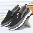 thumbnail image 3 of Zapatos de tela viejos, antideslizantes, cómodos, para personas mayores, zapatos de montañismo para hombres, para papá, zapatos de tela deportivos casuales para personas de mediana edad y mayores, 3 of 6