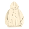 thumbnail image 6 of Durtebeua Oversized Hoodies for Women Womens Casual Pullover Tops Long Sleeve Shirts Crewneck Oversized Sweatshirts 2024 Fall Clothes Z01-Beige,2XL, 6 of 6