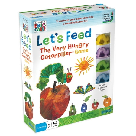 Let's Feed The Very Hungry Caterpillar Counting Cards Kids Game from Briarpatch Based on The World of Eric Carle Books, Fun For Preschool Children Ages 3 & Up