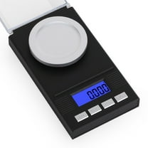GJX Milligram Scale 50g/0.001g High Precision Scale, Portable Jewelry Scale .001 Gram Accuracy, Powder Scale, Digital Milligram Scale for Powder Medicine with Tray/Tweezers/Calibration Weight
