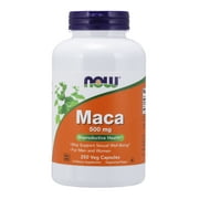 NOW Supplements, Maca (Lepidium meyenii) 500 mg, For Men and Women, Reproductive Health*, 250 Veg Capsules