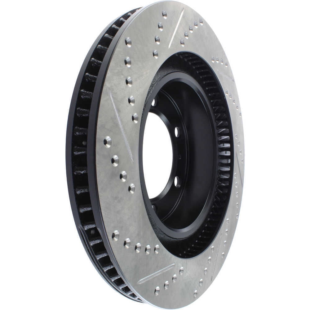 StopTech Slotted & Drilled Sport Brake Rotor Fits select: 2002-2006 VOLKSWAGEN GOLF, 2000-2006 AUDI TT